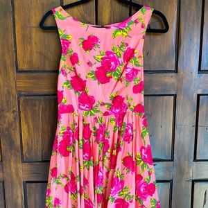 Betsy Johnson Pink Floral Dress